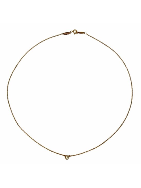 Tiffany & Co. 18KY Peretti Bezel Diamond by the Yard  Tiffany & Co by the Yard Elsa Peretti 18k Gold Diamond Frame Diameter 4.35 mm